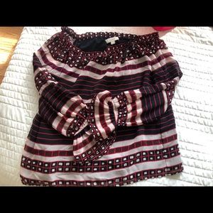 LOFT off the shoulder top (NEVER WORN)